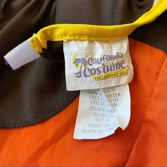 Candy Corn Baby Girl Costume Sz Toddler 3-4 yrs - Picture 7 of 10